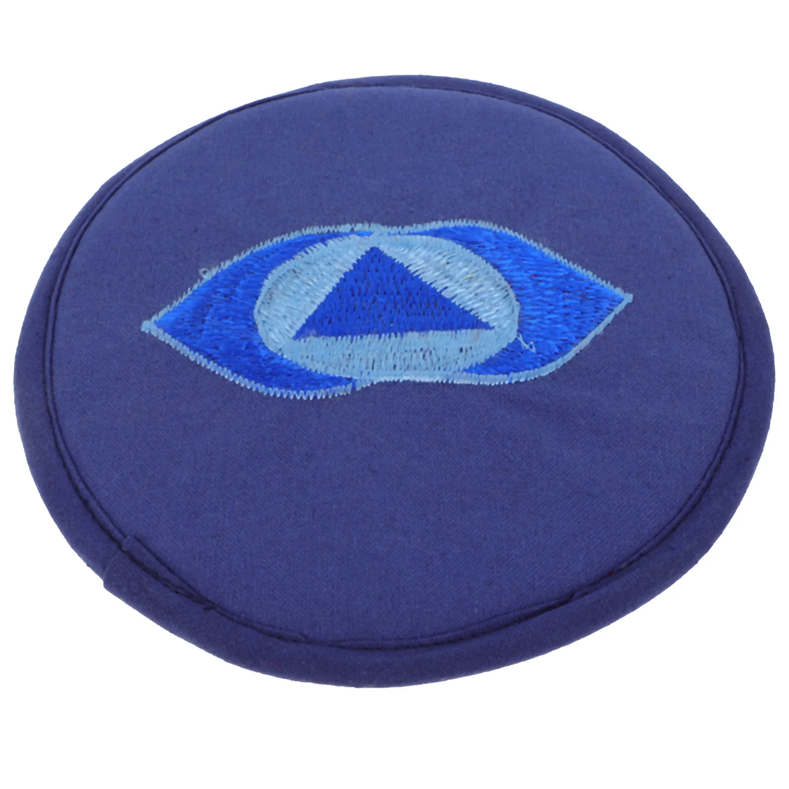 

Religious Sound Bowl Mat Durable Buddha Embroidery Pad Practical Buddhist Sound Bowl Cushion Rounded Mat Religious Cushion