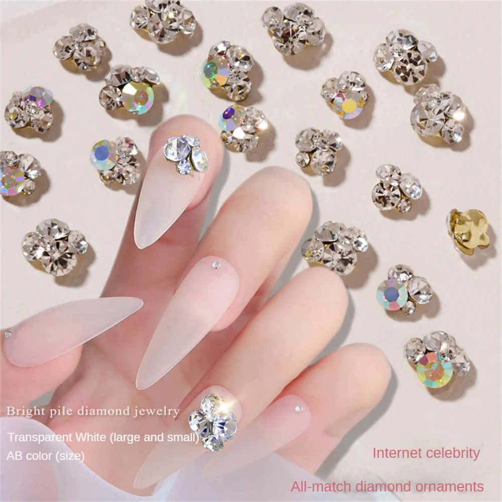 1/2/3PCS trapano in lega semplice e durevole Stack Drill salute e bellezza colorati pratici accessori per Nail Art portatili