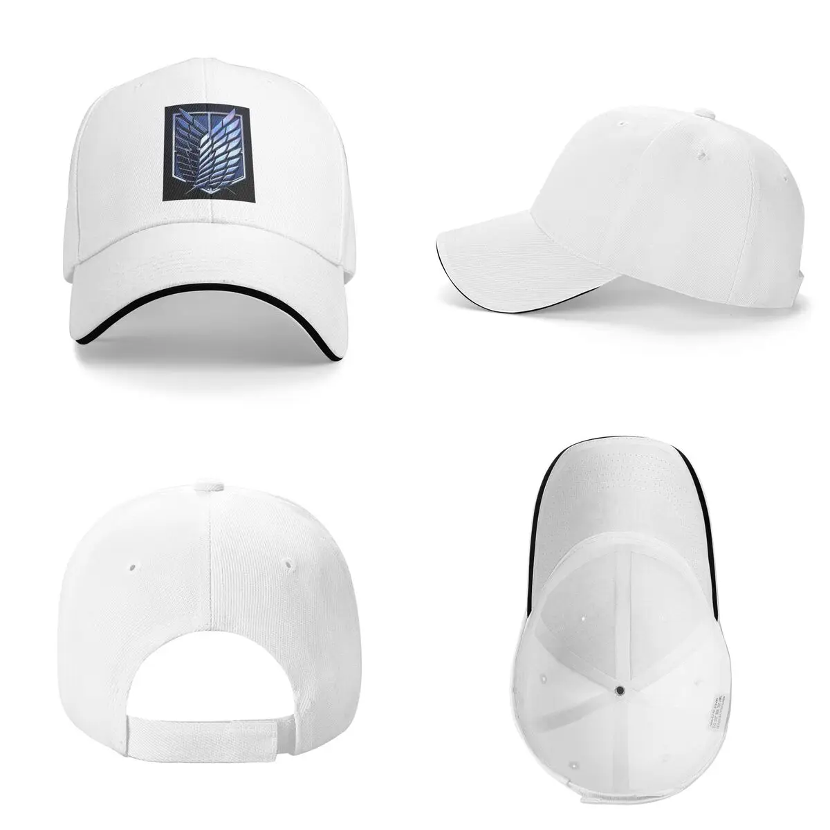 Unisex Baseball Hats Attack On Titan Anime Logo Outdoor Streetwear Summer Sports Baseball Caps Hip Hop Cap Casquette Hats