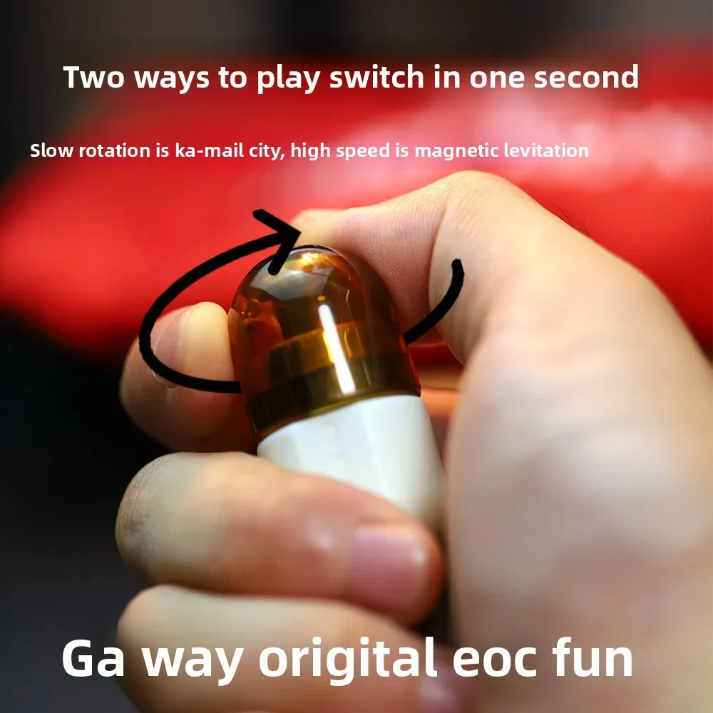 Gao Studio PC Capsule Levitazione magnetica Fidget Spinner EDC Fidget Toys ADHD Mano Spinner Ansia Giocattoli antistress per adulti