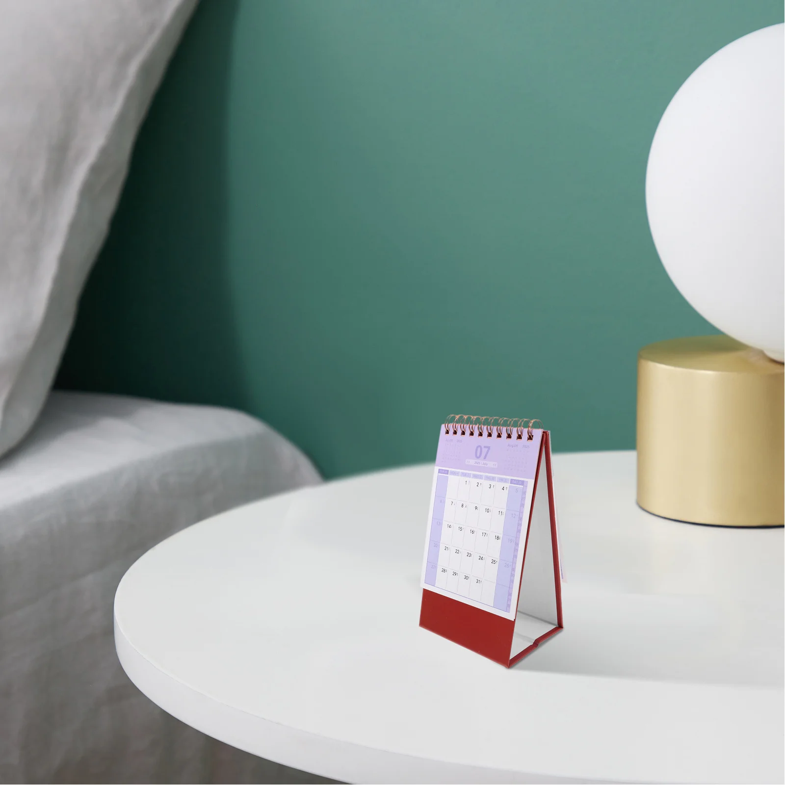 

Mini Desk Calendar 2025 July 2024 To December 2025 Standing Flip Paper Calendar For Office Home School Teachers Students Red