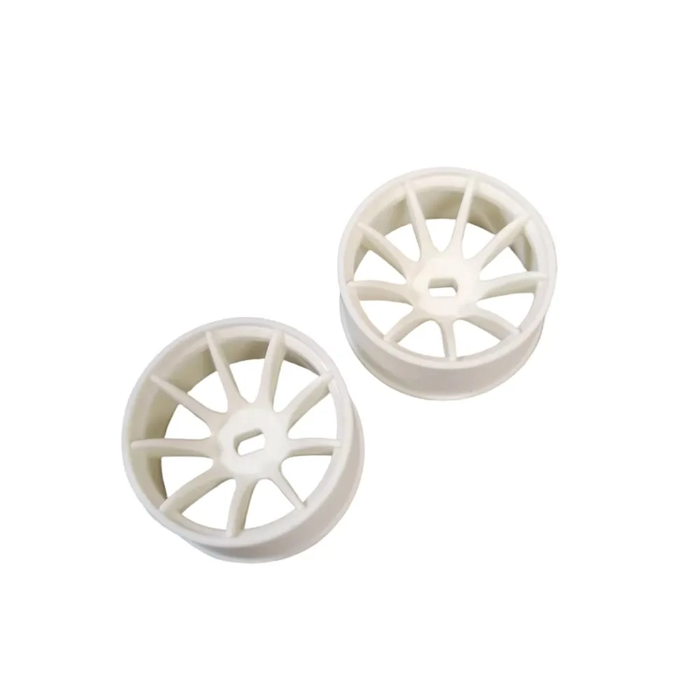 DXR 1/28 Kyosho MINIZ AWD Machine Cutted Light Weight Wheel White 2Pcs XRM003-N XRM003-W