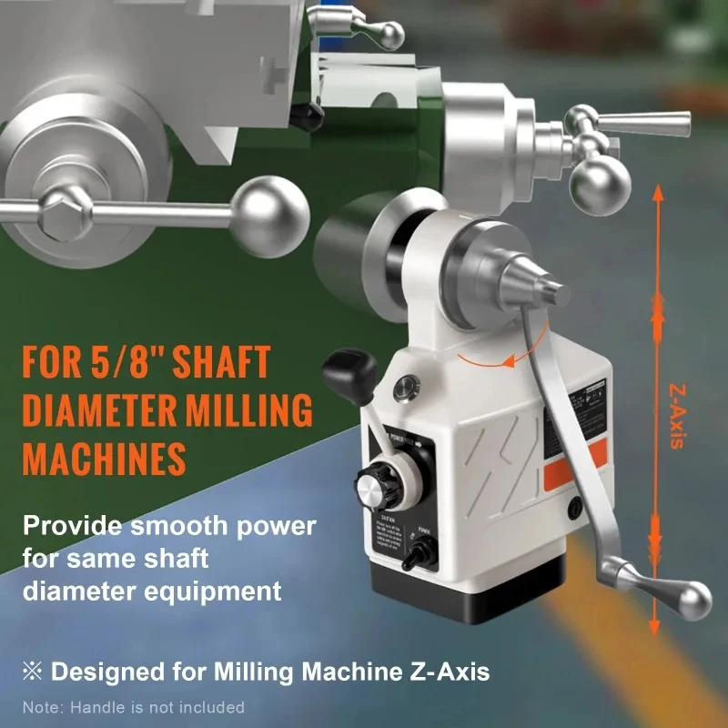 

SucceBuy Z-Axis Power Milling hine 4 in-lb Torque 0-0RPM Adjustle Rotate Speed 0V Tle Feed Mill Feeder