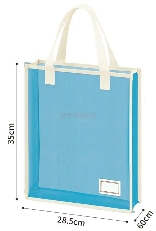 1pcs Nylon breathable lightweight file bag, student exam paper storage and tutoring bag, waterproof secondary bag 4