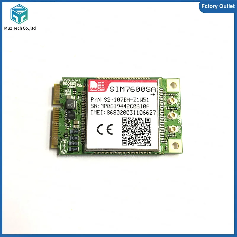 

Модуль SIMCom SIM7600SA-H PCIE SIM7600SA-H MINIPCIE LTE CAT1 4G CAT-M&NB-IoT для Новой Зеландии/Австралии/Южной Америки