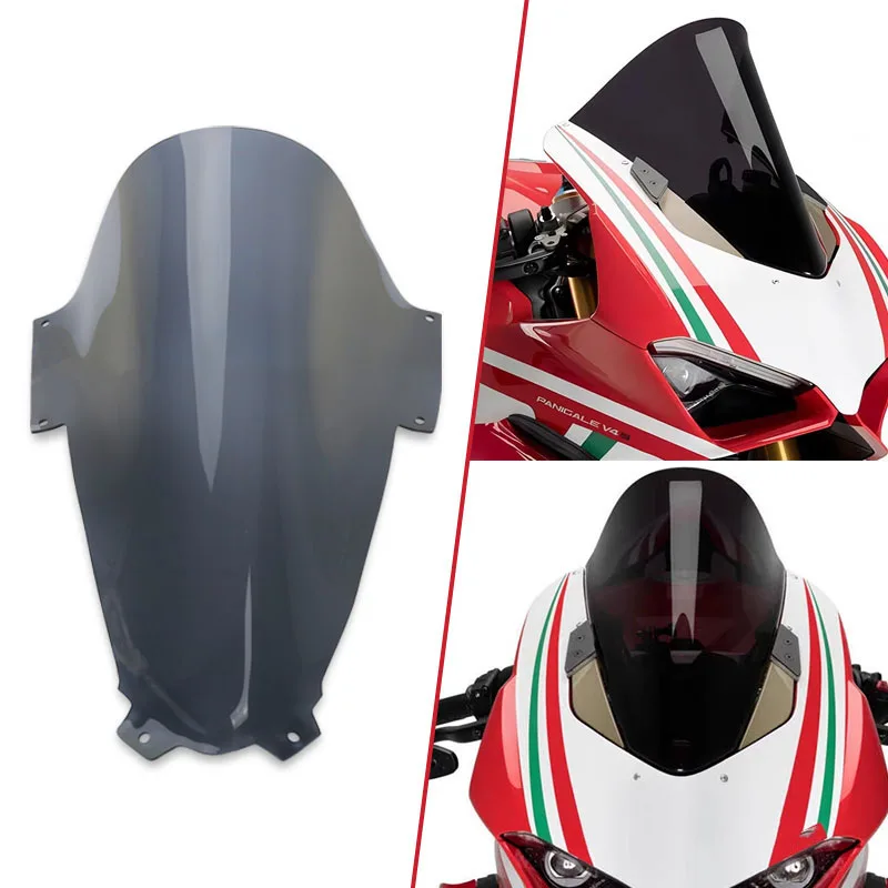 

Motorcycle Front Windscreen Windshield Wind Deflectors For Panigale V4 2021 2022 2023 2024 For PANIGALE V4S V4R