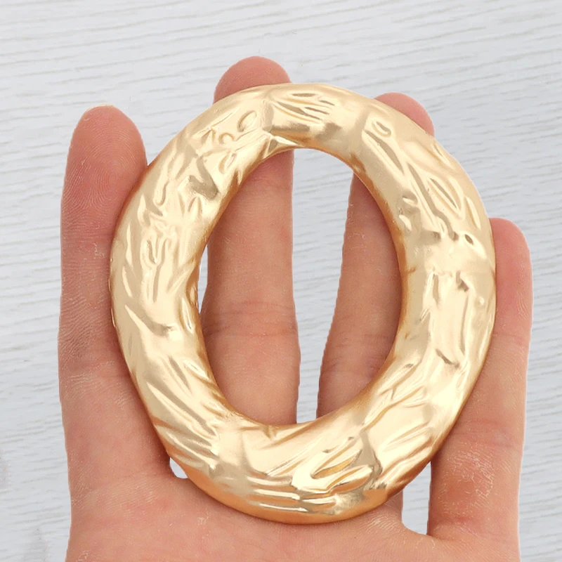 

1 x Matte Gold Color Hollow Geometric Huge Tribal Fashion Pendant For Handmade Necklace Jewellery Fashion Making Accessories