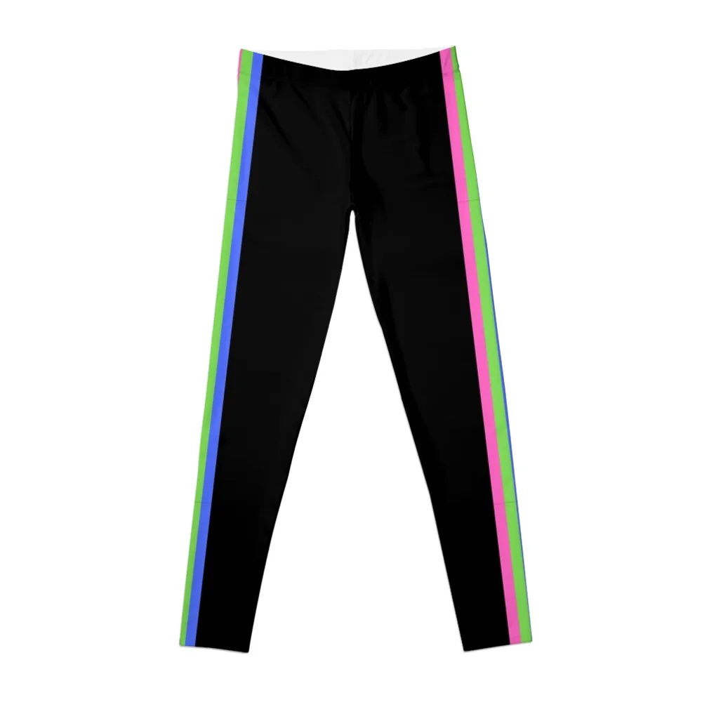 Subtle Retro Polysexual Flag Leggings sport set sport pants legging gym workout clothes for Womens Leggings