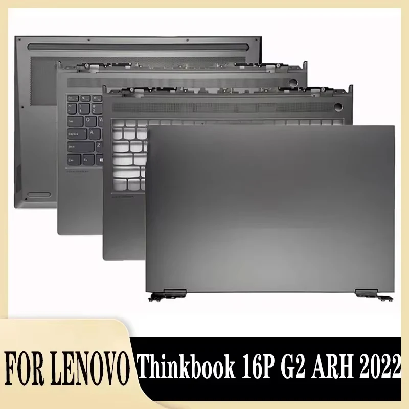 

Новинка для Thinkbook 16P G2 ARH 2022, серая задняя крышка для ЖК-дисплея, подставка для рук, верхняя подсветка клавиатуры, Нижняя оболочка для ноутбука