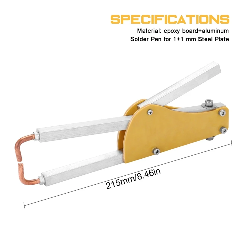 Spot Welder Plier Adjustable Spot Welding Machine Pressure Epoxy Board Welder Pen Butt Soldering Tong For Steel Plate