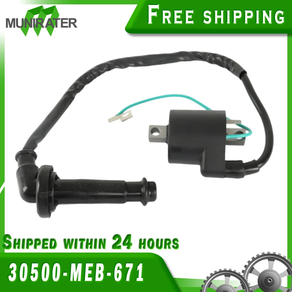 Ignition Coil For Honda CRF450 CRF450X CRF450R 2002-2008 Replace 30500-MEB-671