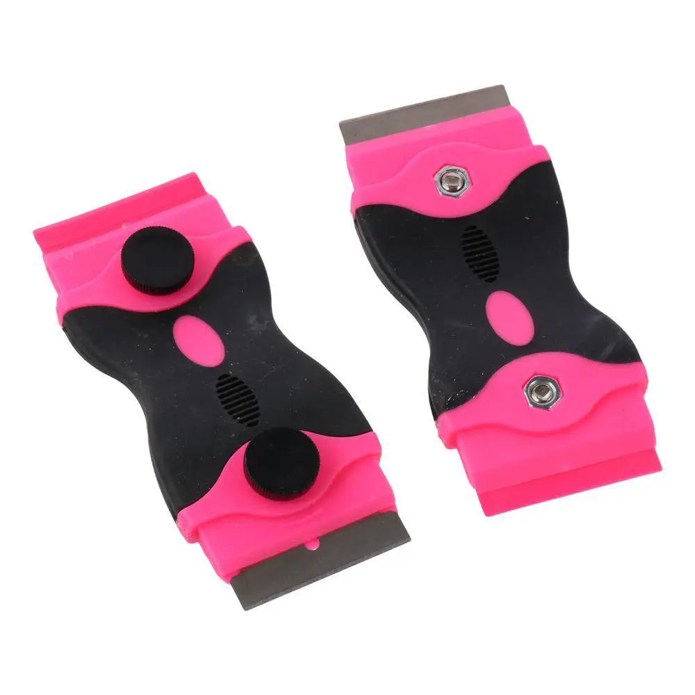 7/12 pieces Pink Removing Knife Exquisite Fashion Plastic+ Metal Multifunctional Knife Square 13*10*3cm Scraper Outdoor