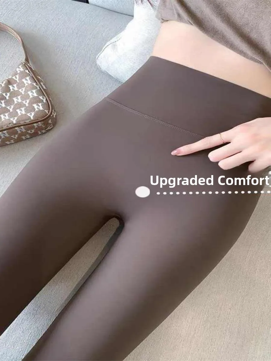 High Waist Thiened Fce Yoga Pants Women's Outerwear Spring Autumn Winter ark Pants Slimming Base Layer Pants