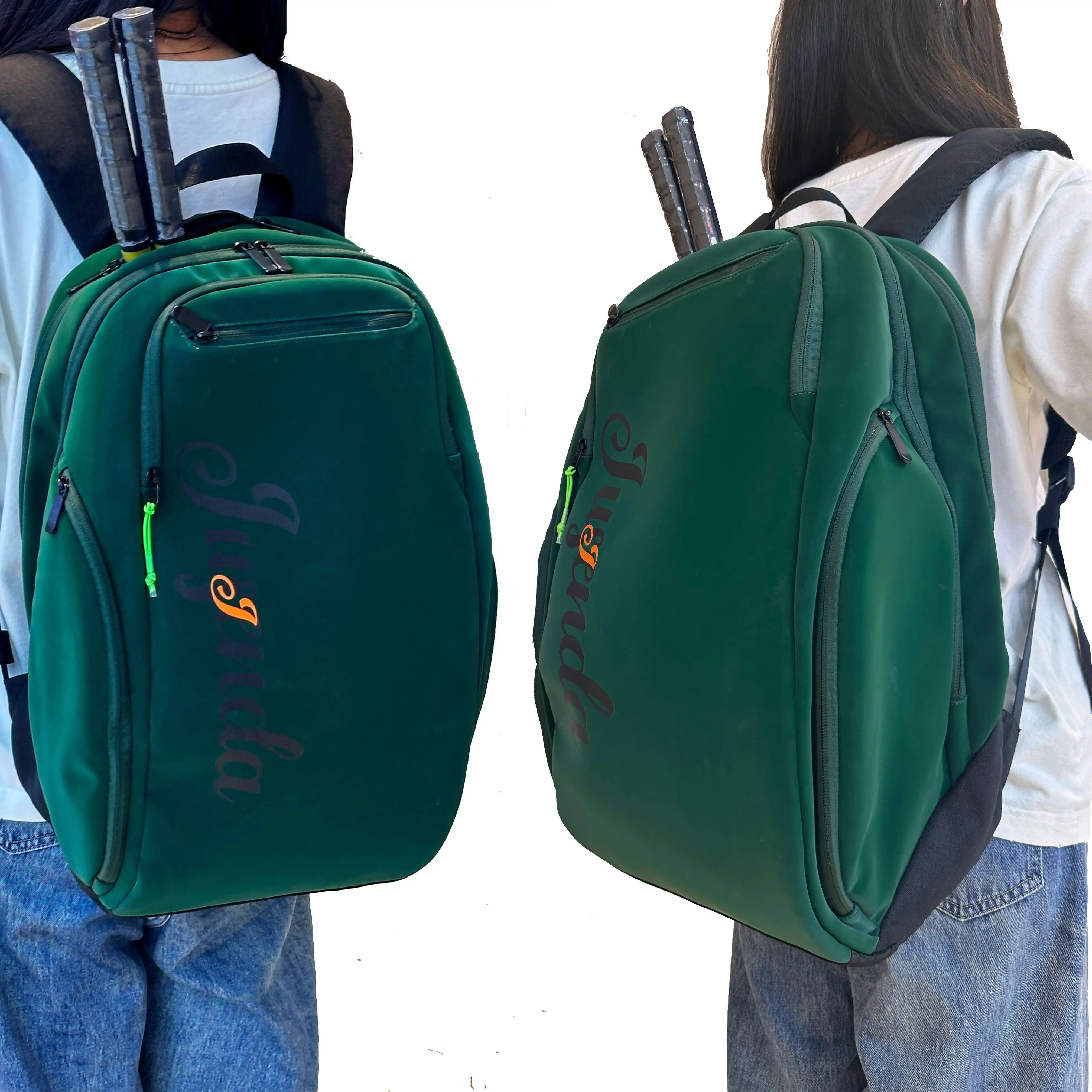 JUSENDA Original Tennis Racket Backpack Pickleball Bag Backpack Badmintor Racket Bag Large Capacity Sporting Backpack