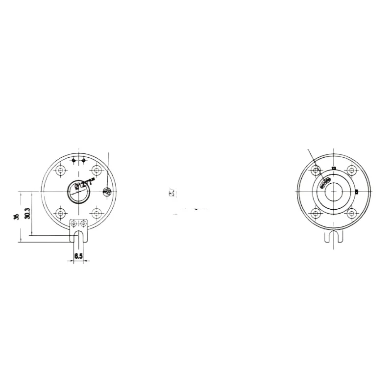 Ingiant Pancake Slip Rings ID 100mm 2 Channels 5A For Rotating Stage Through Hole Slip Ring