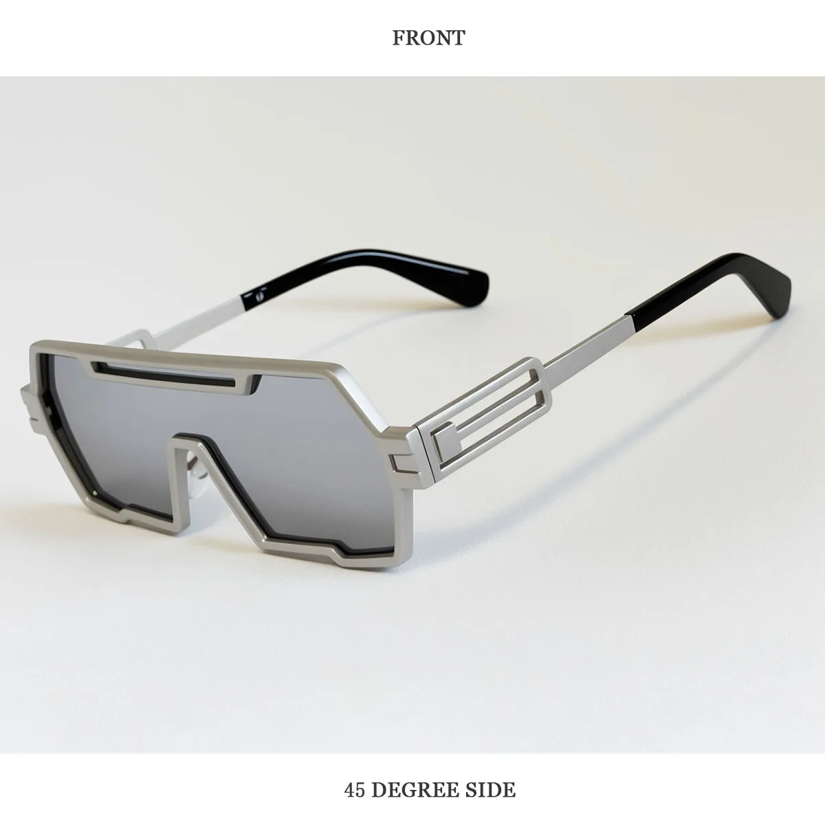 Quadratische Steampunk-Sonnenbrille für Damen 2026 Einteilige UV400-Schutz Sonnenbrille für Herren Markendesign Modische Brille Gafas De Sol Hombre – Detail 28