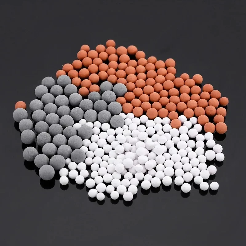 Shower Head Replacement Filter Anion Mineral Beads Stones Balls for Bathroom Purifying Water 3 Kinds Diameter