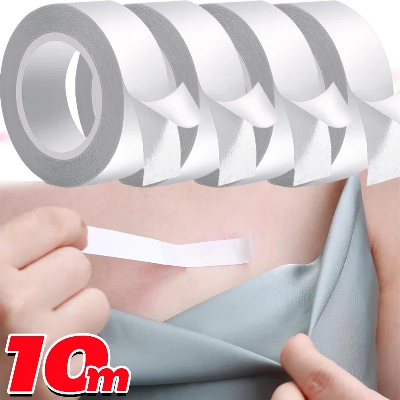 Double Sided Body Tape Self-Adhesive Bra Clothes Dress Shirt Secret Sticker Clear Lingerie Tape Anti-naked Invisible Chest Patch