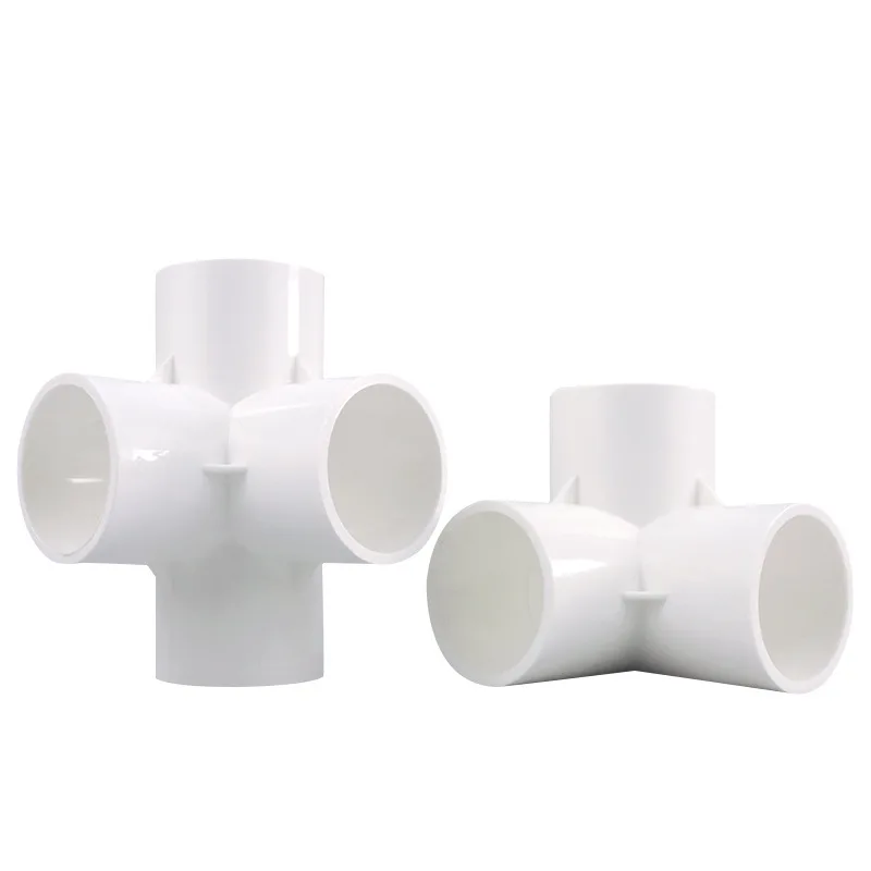 20/25/32/40/50mm PVC Pipe Connector Straight Elbow Tee Cross Joints Water Pipe Adapter 3/4 Ways Supply Joint DIY Accessories