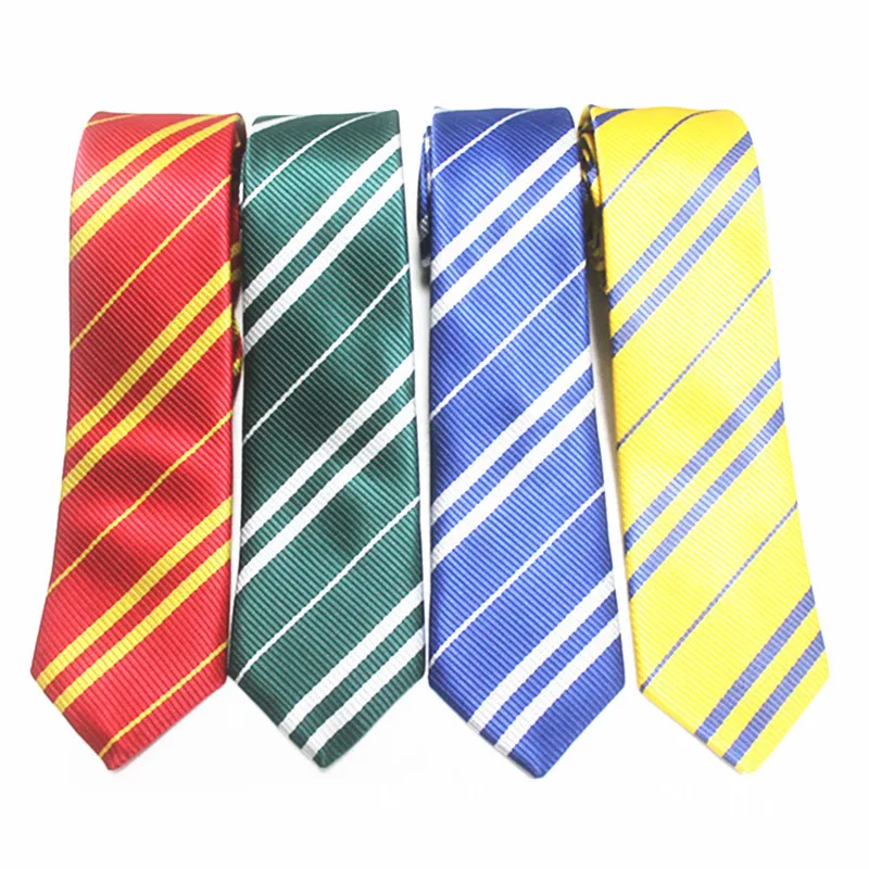 Magic College Costume Necktie Accessories Harris Halloween Cosplay Lovely Costume Tie Prop Twill Casual