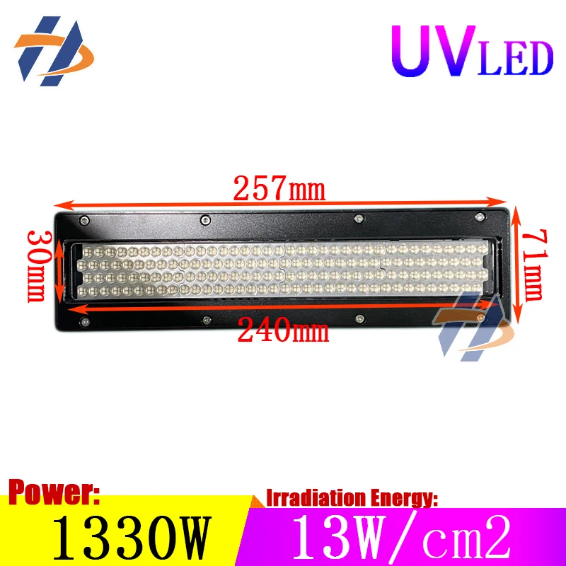 

High Power 1330W UV LED Screen UV Printing Curing Water-Cooled Lamp For Ricoh G4/G5/G6 Konica Print Head UV Printer 24030