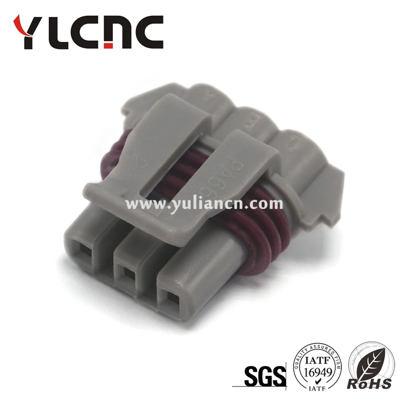 YLCNC factory direct sales 5Set 3Pin Automotive Waterproof Crank Sensor Connector Automobile Electronic Wire Connector 12129946