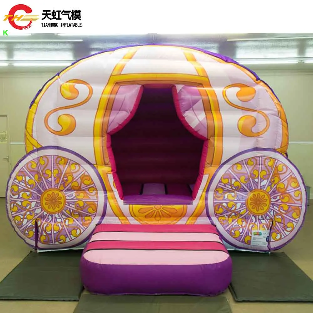 14*12ft Horse Carriage Ball Pool Inflatable Bounce Castle Commercial Popular Inflatable Bouncer House Playground for Carnival