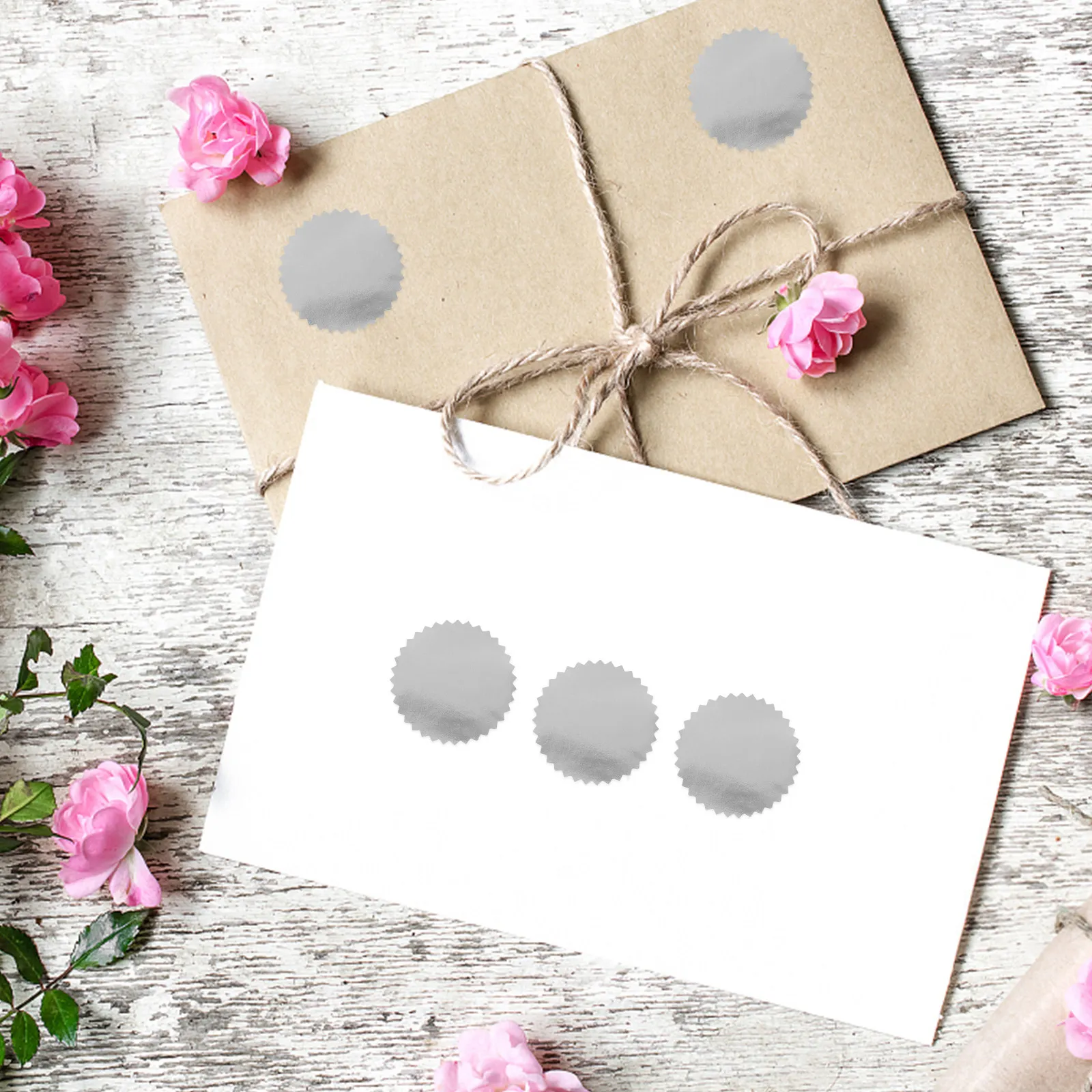 1 Roll Blank Medals Sticker Paper Material Elegant Design Certificates Awards Diploma Graduation Motivational Stickers