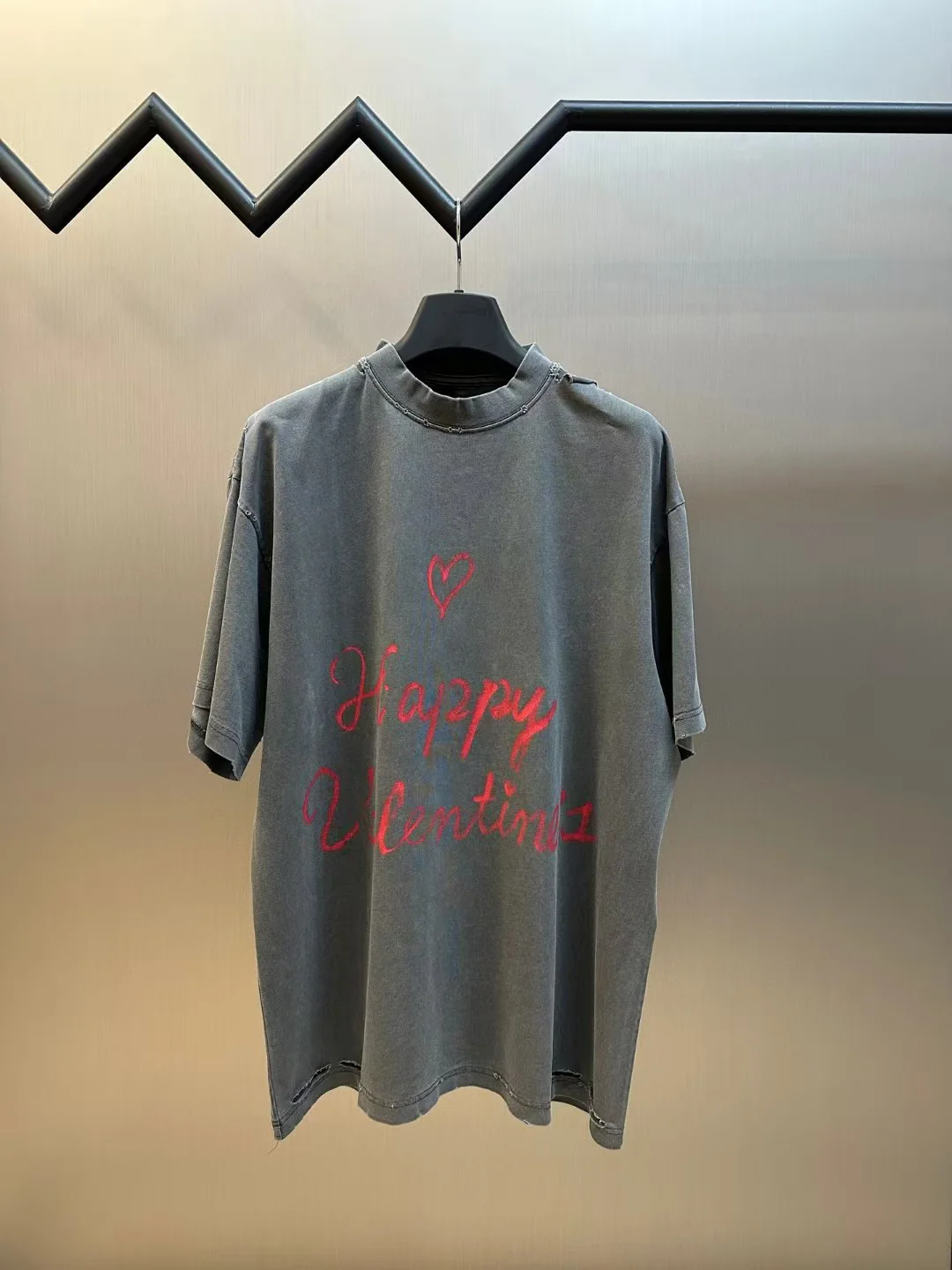 BLCCNIEGEA ثقيل الوزن عالي الجودة باريس B تي شيرت موضة فضفاضة تناسب قصيرة الأكمام طاقم طباعة رسالة تصميم القطن الخالص للجنسين