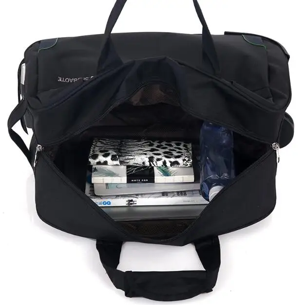 Borsa da viaggio da uomo da 20 pollici Trolley da viaggio Bagd su ruote Borsa da viaggio impermeabile Oxford Bagaglio da viaggio Borsone Valigie Borsa