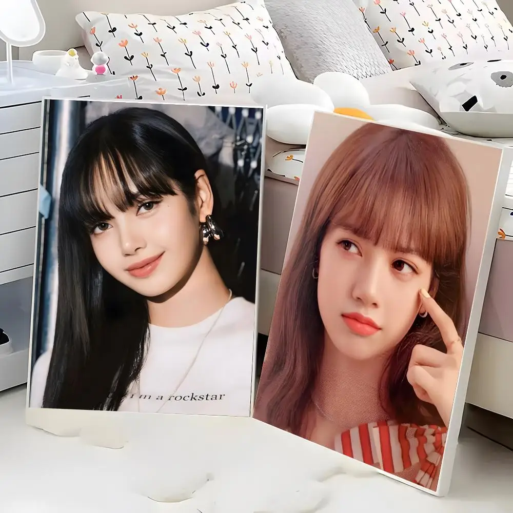 Lalisa Manobal Lisa K-Pop Global Idol Lili Film Painting Calligraphy Poster Eco-Friendly Decor Frameless Canvas