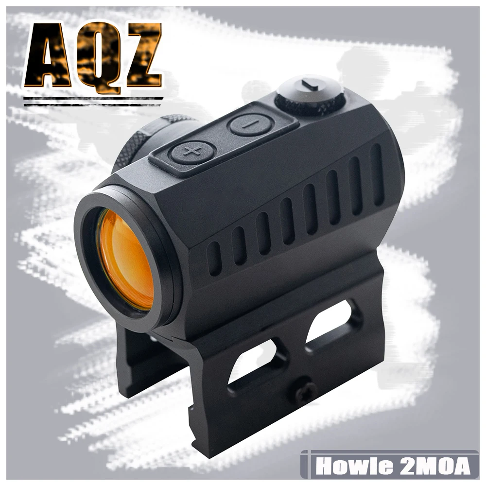 

2MOA Optical Red Dot Sight with Bracket for Tactical Hunting Rifle, Picatinny Rail