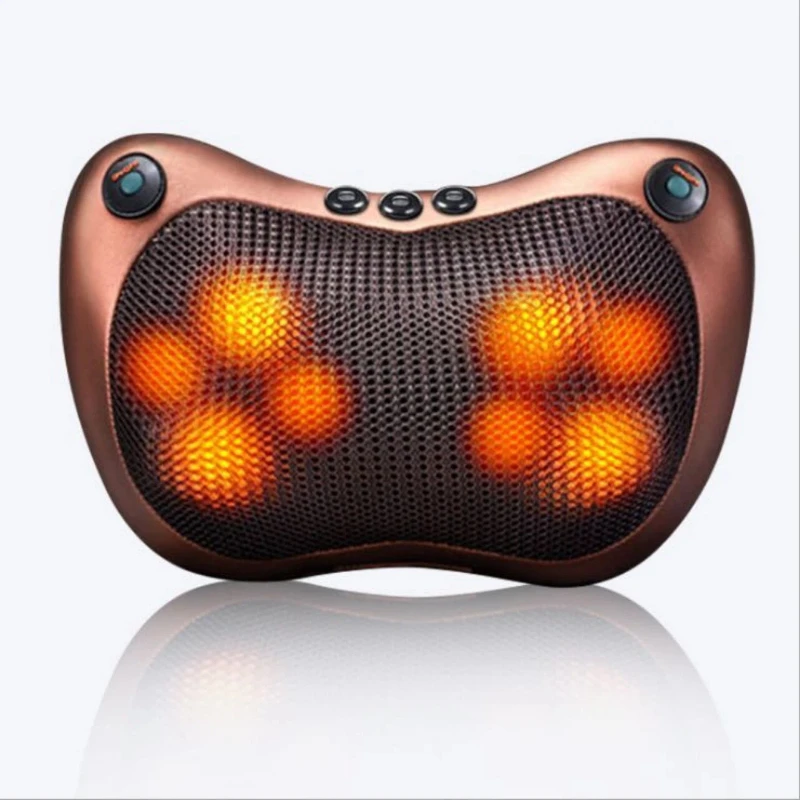 

Magnetic Multifunctional Electric Heated Massage Pillow Neck Shoulder Waist Back Body Dual Use For Car Home Relaxation