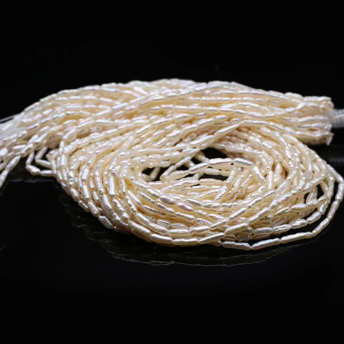 Irregular Natural Freshwater Pearls Baroque Shaped Elongated Beads DIY Jewelry Making Necklaces Bracelets Accessories Gifts