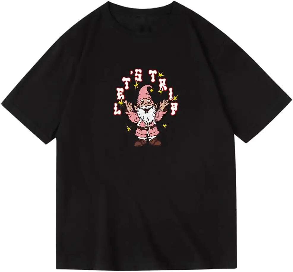 Sturniolo Triplets Merch Let's Trip Easter Tee GNOME Tee Printing Unisex Short Sleeve