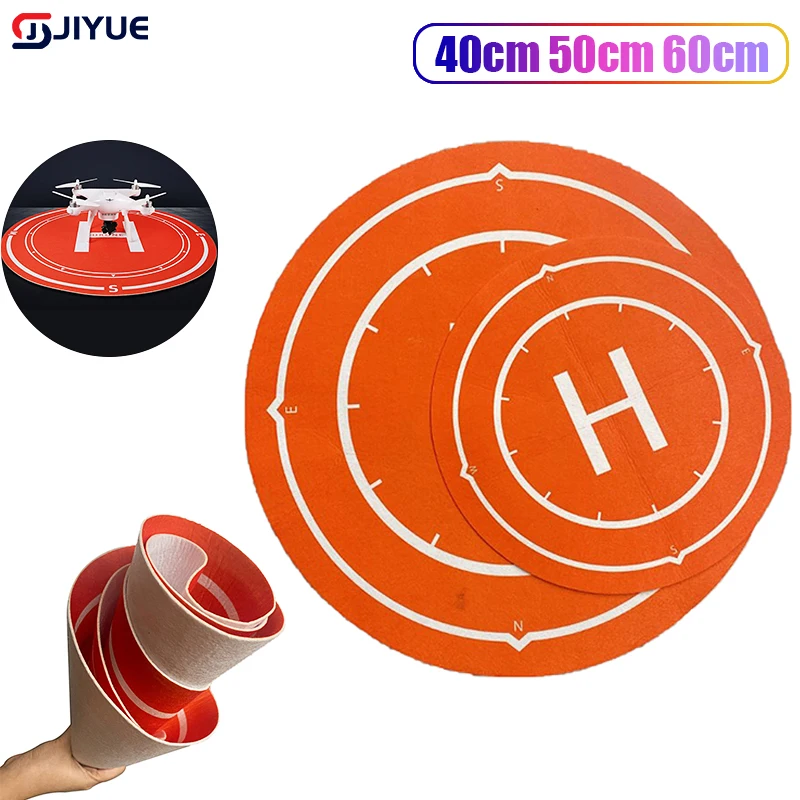 Universal 40cm 50cm 60cm Foldable Landing Pad RC Dron Mat Quadcopter Parking Apron Apron Pad Drone Quadcopters Accessories