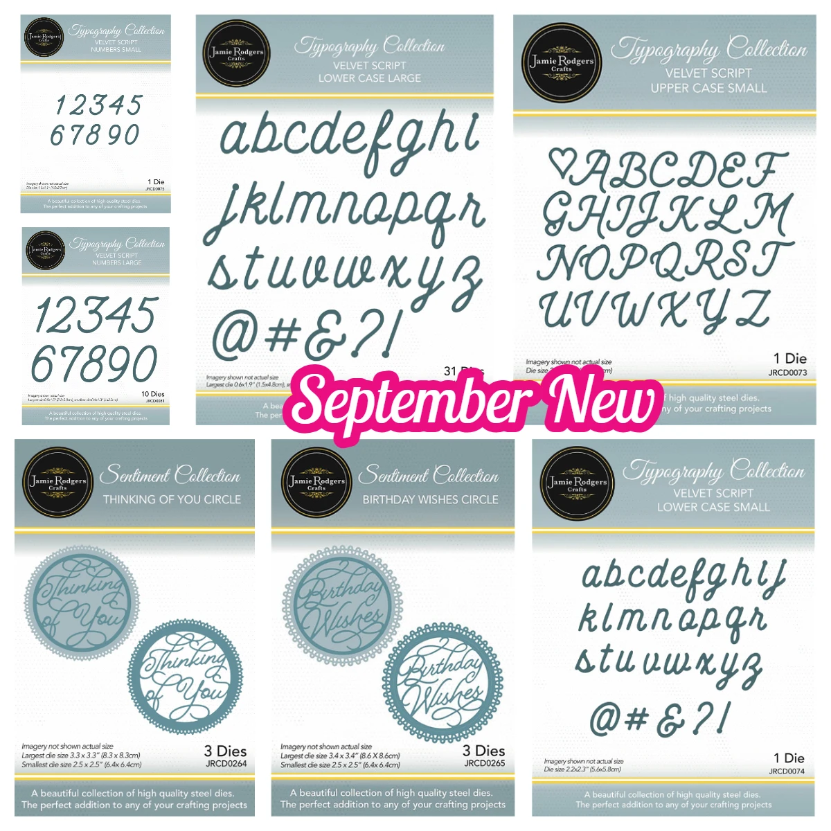 Thinking of You Circle Die Set Metal Cutting Dies Stencil Scrapbooking Embossing DIY Album Numbers Large Small Die Decoration