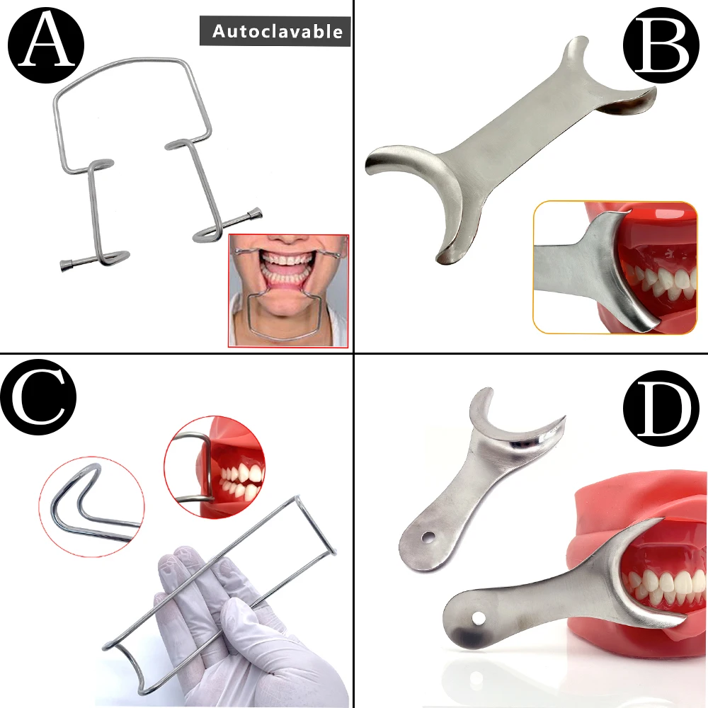 

High Quality Autoclavable Stainless Steel Dental Lip Cheek Retractor Mouth Opener for Orthodontics Oral Surgery Instrument