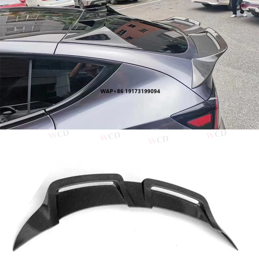 

CMS Style Carbon Fiber Rear Spoiler for-Tesla Model Y 2019+ Rear Trunk Spoiler Tail Wing Car Bodykit Auto Parts