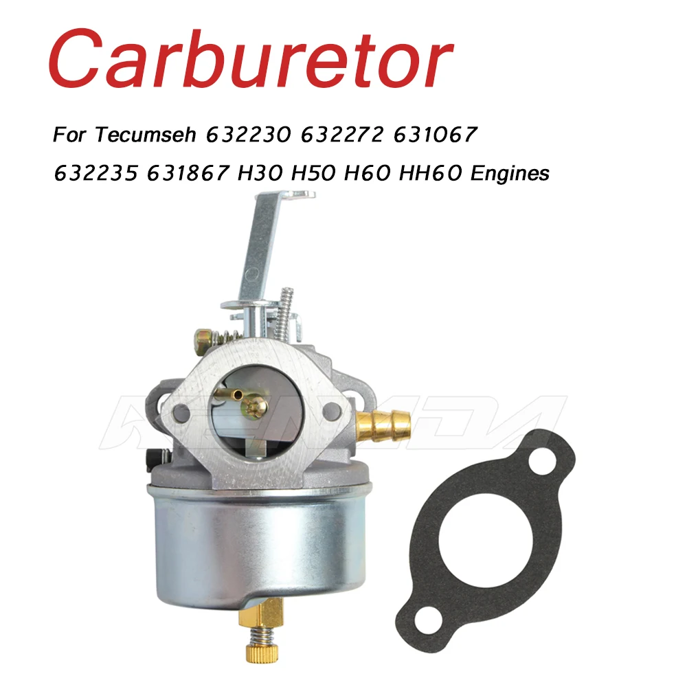 

Carburetor Carb for Tecumseh 632230 632272 631067 632235 631867 H30 H50 H60 HH60 Engines