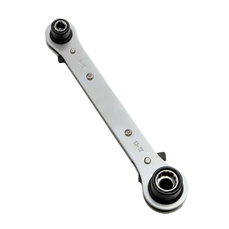

Two Direction Ratcheting Wrench 6 to 19mm Double Head Rusts Resistant Quick Releases Spanner Hand Tool