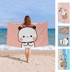 Panda Bear B-Bubu-Dudu Towel Microfiber Beach Towel Absorbent Quick dry Soft Yoga Swimming Resort Mountain Climbing Towel