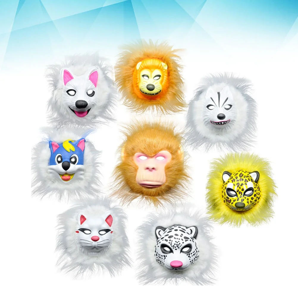 

Animal Face Mask Cartoon Durable Comfortable Kids Party School Play Costume Mask Unique Stylish Creative Prize Favor Gift