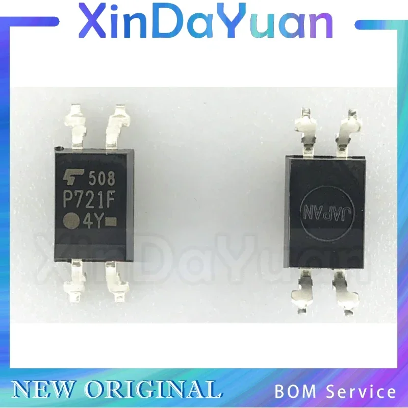 10 pcs  TLP721GB SOP-4 TLP721GR P721F  DIP-4 TLP721 Optocoupler