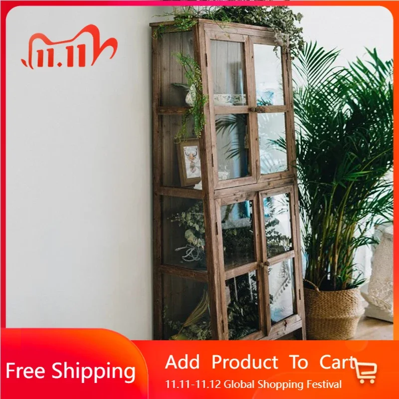 

Postmodern Garden Living Room Cabinets Glass Storage Coffee Living Room Cabinets Ergonomic Armoires De Salon Unique Furniture