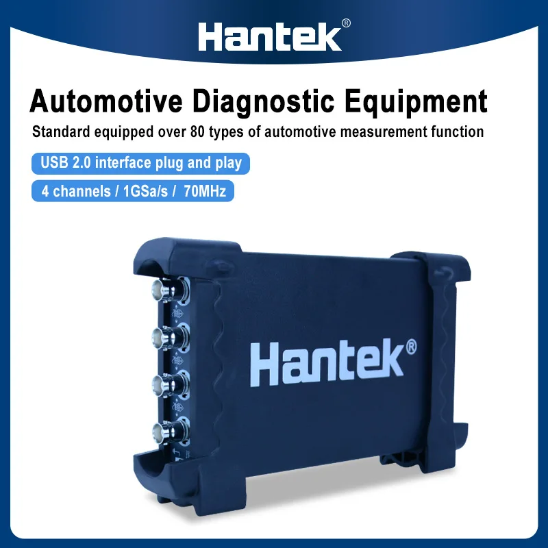 Hantek 4CH 70MHZ Automotive Diagnostic Equipment 6074BE multifunction Ignition Action/The Sensor/Bus Diagnosis/Performer/Startup