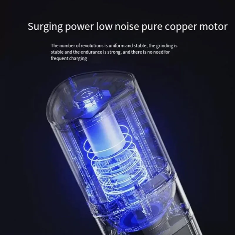 Penggiling Tangan Portabel Baru 2025 Penggiling Kopi Elektrik Pengisi Daya USB Alat Penggiling Luar Ruangan Perjalanan Rumah Mudah Dibersihkan dan Disimpan