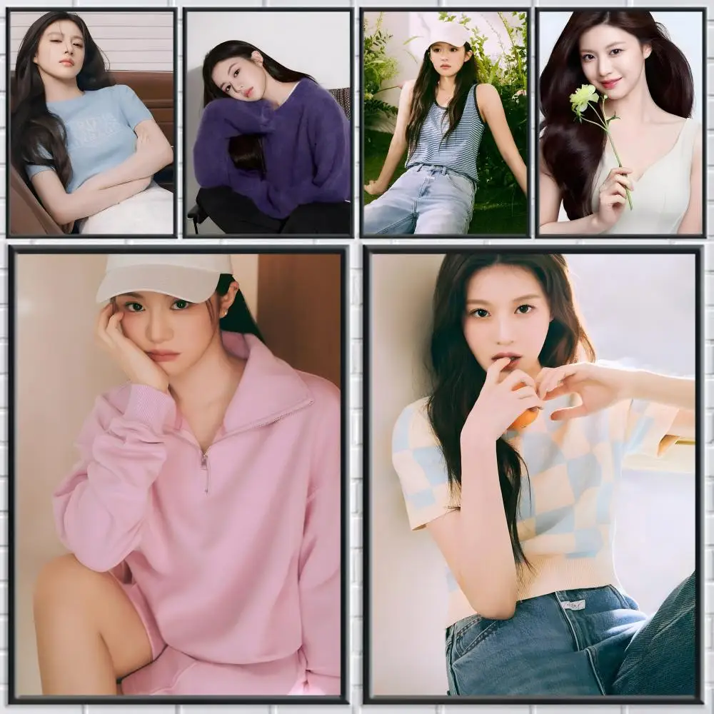 

Actress G-Go Youn-Jung Poster Stickers Waterproof HD Painting Wall Art for Bedroom Living Room Home Decor Decoration Gift