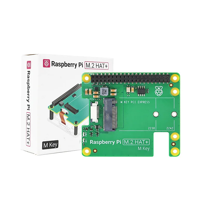 Raspberry Pi 5 com PCIe para M.2 NVMe SSD, HAT + Board, Oficial, Original