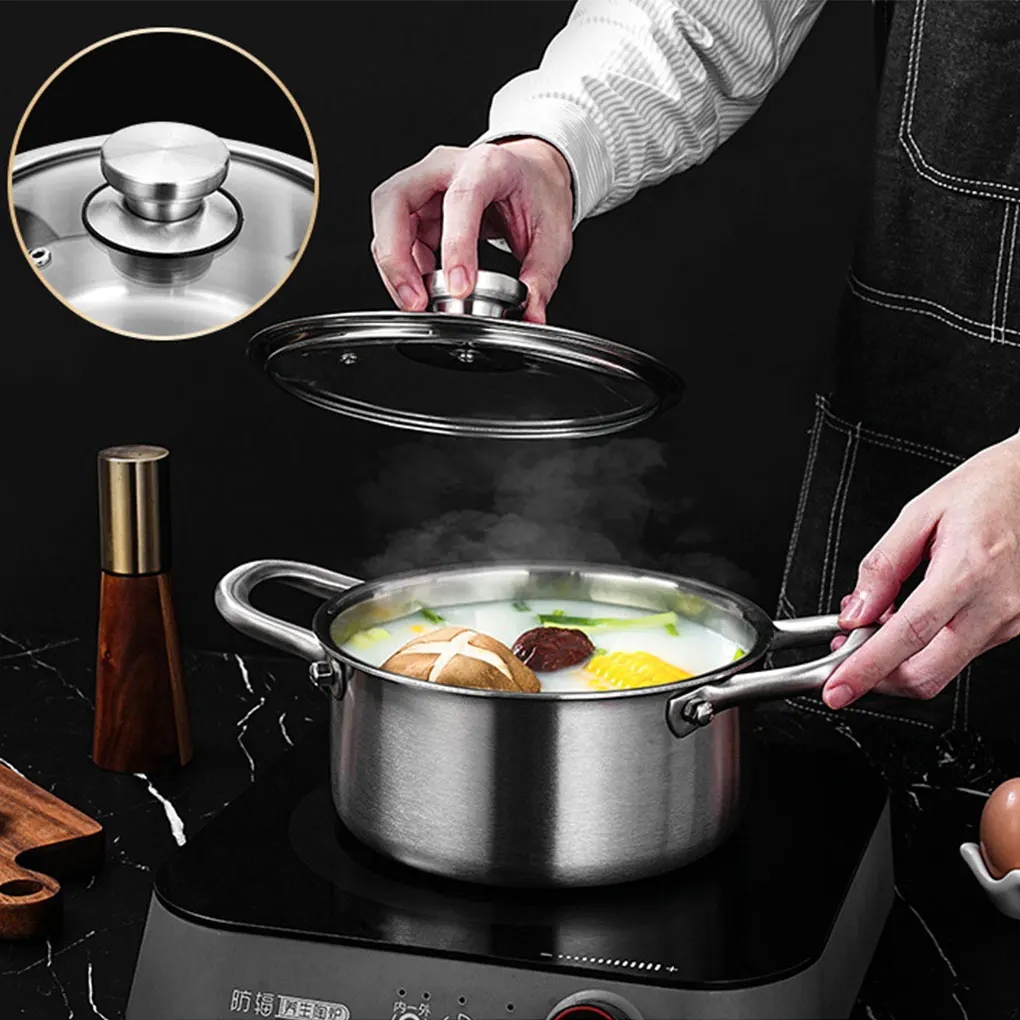 Stainless Steel Pots Crafted For Optimal Heat Distribution On Any Cooktop Offer Stainless Steel